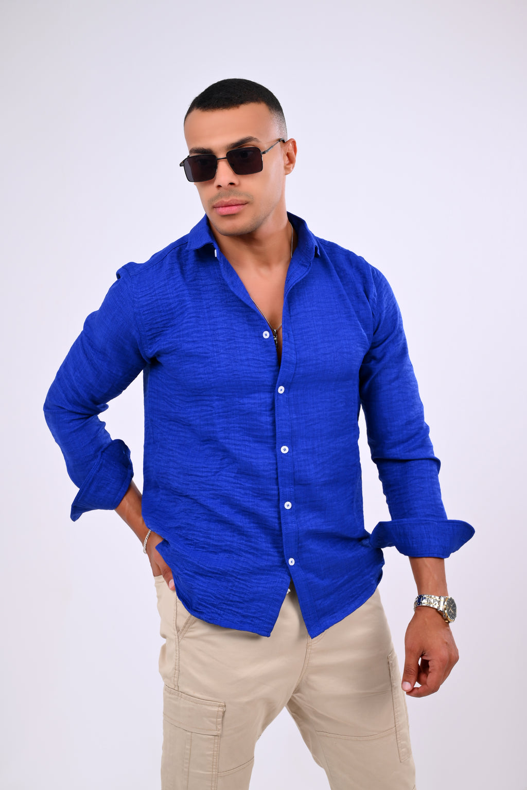 Relaxed Fit Linen Shirt