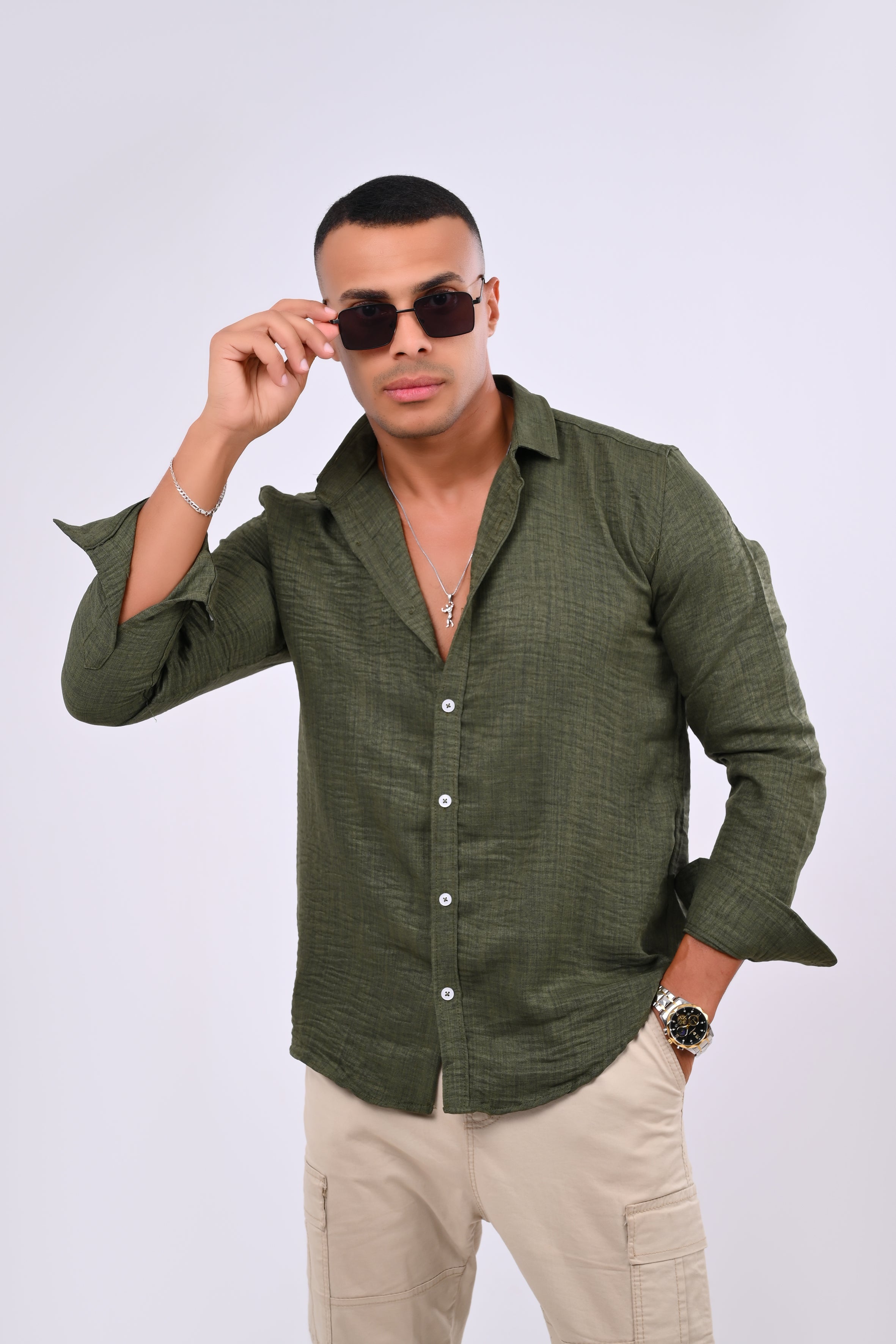 Relaxed Fit Linen Shirt