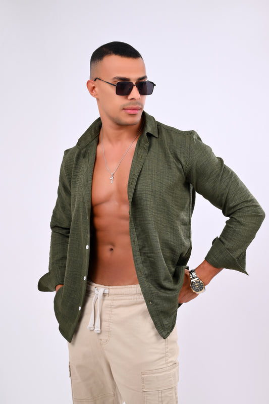 Relaxed Fit Linen Shirt