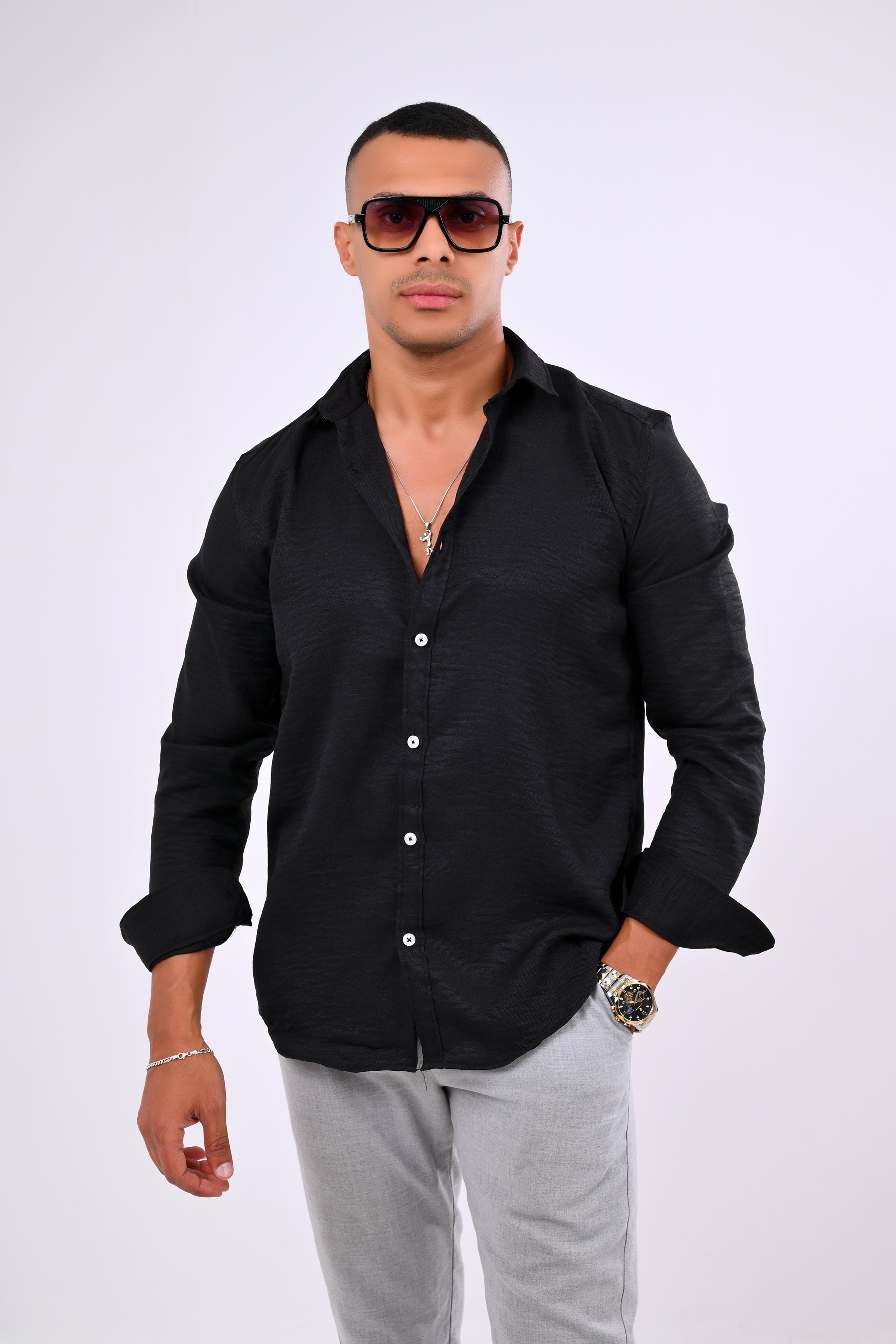 Relaxed Fit Linen Shirt